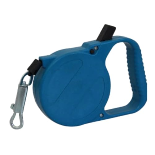 Coleira Guia Retrátil para Cachorros Gatos 3 Metros Até 15Kg