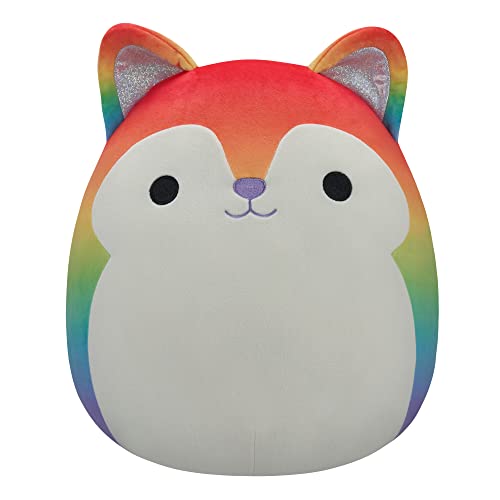 Peluche husky arc-en-ciel doudou ultra doux Squishmallows Heath 30 cm