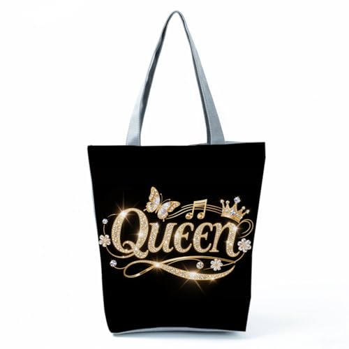 Bolso tote con cierre de cremallera para mujer, bolso de hombro, regalo de cumpleaños o Navidad para hermana o amiga, bolso de viaje miniatura 1