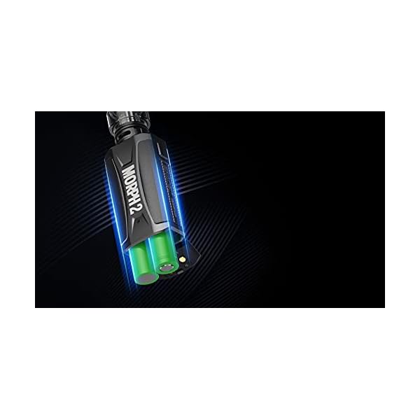 E Zigarette, Smok 230W MORPH 2 KIT mit 7,5 ml TFV18 Verdampfer Tank und 2 * wiederaufladbaren Efest-Batterien… – Bild 5