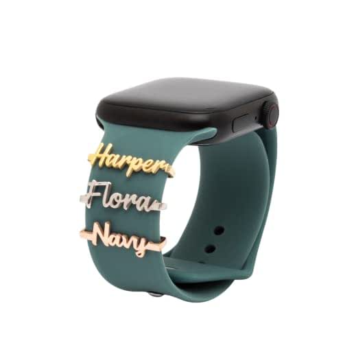 925 Solid Sterling Silver Personalized Apple Watch Band