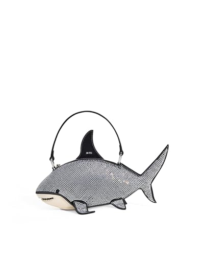 Image of JW PEI Women's Nerys Faux Suede Shark Look Top Handle Bag