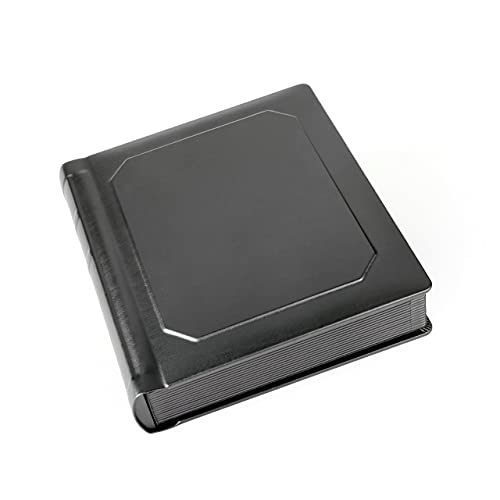 Tuscany Albums Professional Leatherette Bound Slip-In Photo Album, Holds 30 8X10 Photos (15 Page), Black #TOP3