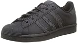 Suela de goma adidas Superstar, Sneaker Hombre, Core Black/Core Black/Core Black, 36 EU