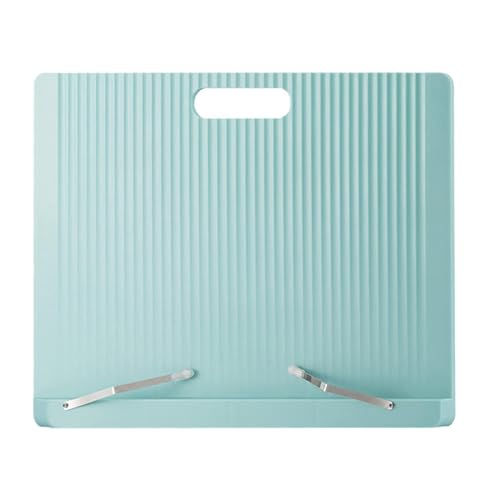 Soporte para libros de texto, ángulo ajustable, escritorio de lectura, soporte para libros de texto, para cocina, libro de texto escolar, receta, tableta, color: rosa, azul, tamaño: 34 x 24 cm