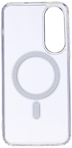 Image of Magnetic Case for OnePlus Nord 5 5G Compatible with MagSafe, Shockproof Phone Bumper Cover, Anti-Scratch Clear Back (Clear) Plastic