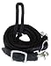PRORIDER Roping Knotted Horse Tack Western Barrel Reins Rein Nylon Braided Black 60708