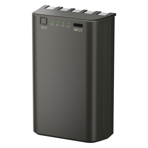 Fulpower 1-Pack 6000mAh Rechargeable Battery for Stealth Cam Trail Cameras - Compatible with Multiple MAX Models Including Fusion Deceptor Connect and Flashback