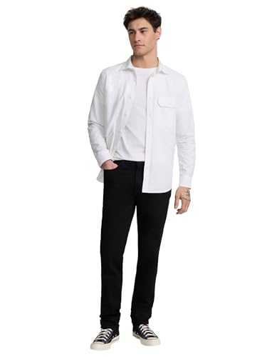 EXPRESS Men’s Slim Hyper Stretch Jeans – Upgraded Flex Denim, Mid Rise, 5-Pocket, Work-to-Weekend Comfort