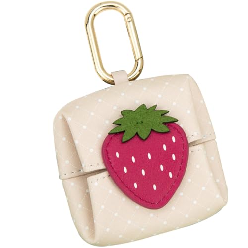 SOLUSTRE Monedero Pequeño con Diseño de Fruta Caricatura, Ligero Gancho, Bolsa Creativa para Monedas y Auriculares, Adecuado para Viajes y Oficina