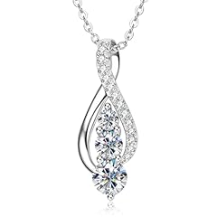 Silver-1.01CT 3 Stones Infinity