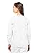 Adar Uniforms Women's Universal Round Neck Warm-Up Scrub Jacket - 602 - White - M