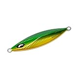 スローフォールウイング 200g Green Gold メタルジグ ルアー スロージギング ジギング ジグ 青物 ブリ ヒラマサ 太刀魚 カンパチ ハタ サワラ 釣り具 BAKSTORM バクスト