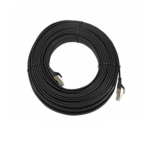 Cable Ethernet Cat7 Plano 20m con 7 conectores RJ45
