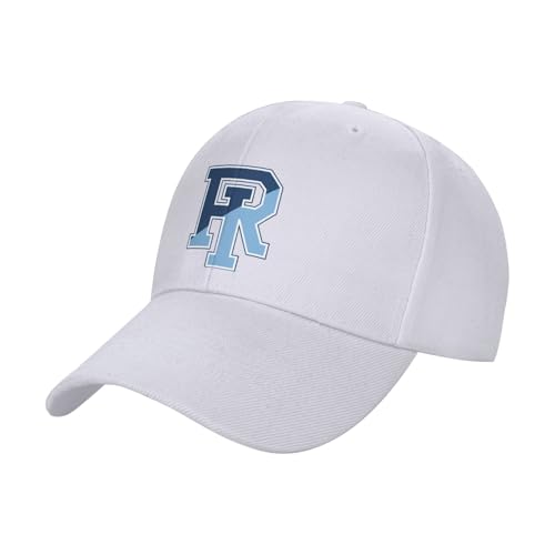 Uri University of Rhode Island Rams Baseball Caps Dad Hats Adjustable Size Outdoor Cap White