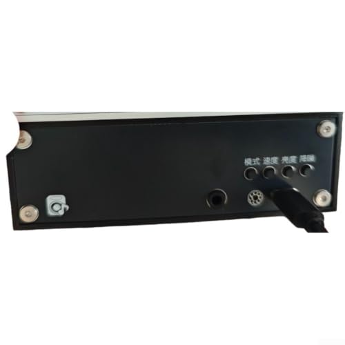 Placa de circuito de luz de ritmo ReachMall de 11,4 cm con indicador LED de volumen negro