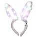 Produktbild Damen Plüsch-Hasenohren Haarreif mit LED Haarbänder Nachtclub Abend Party Stirnband Vergnügungspark Karneval Ostern Halloween Weihnachten Accessoires Hasenmädchen Stirnbänder Haarband Haarschmuck