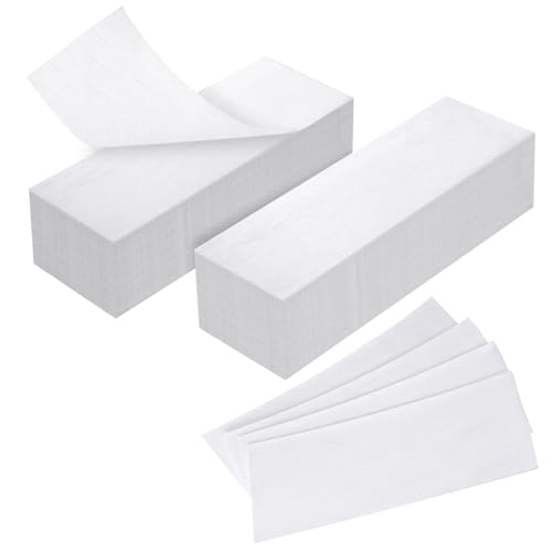 30 Pcs Wax Strips for Hair Removal 2.5” x 7.5” Non Woven Body and Facial Wax Strips Paper, Beauty Waxing Strip for Leg Face Chest Back and Bikini (30 Pcs)