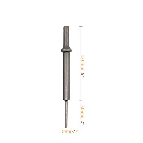 Pneumatic Punch Drift 3/16" (5.2Mm) Pneumatic Air Hammer Punch Pin For Removing Corroded Bolts Or Long Pins #TOP1