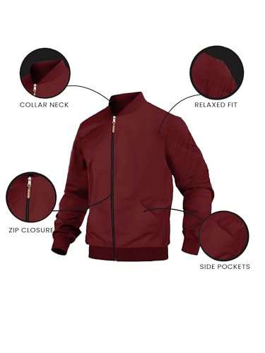 Image of Koverify Biker Jacket With Zip For Bike Riding Comfortable For Men /Women