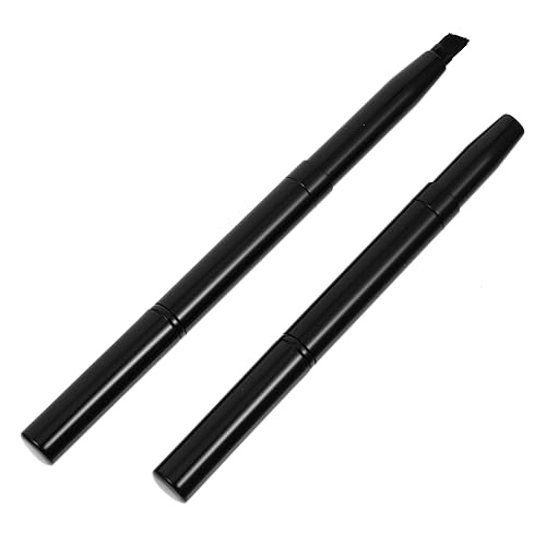 SOESFOUFU 2pcs Double-ended Makeup Brush Set Angled Eyebrow Brush for Professional Application