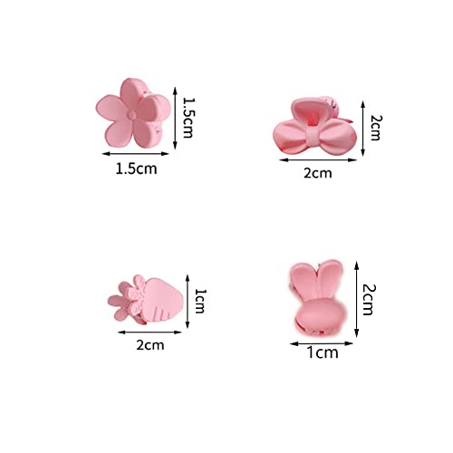 Sukpsy 40 Pcs Baby Girls Hair Claw Clips Mini Beautiful Cute Princess Hair Accessories 4 Style Candy Color Hair Pin Flower Hair Clips For Teens Kids Toddlers Girls #TOP5