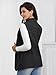 IDEALSANXUN Wool Long Vest for Women Sleeveless Blazer 2025 Fall Winter Jackets Trendy Open Front Cardigan Trench Coat Outerwear, Black, XXL