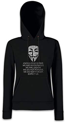 Sweat-shirt Femme Knowledge is Free contre le froid avec capuche