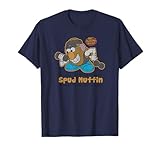 Mr. Potato Head Spud Muffin Lifting Weights Vintage Poster T-Shirt