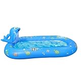Active Playtime Garant: mantenga a sus hijos frescos en los calurosos días de verano con nuestra piscina hinchable que también se puede utilizar como fuente. Fomenta las actividades al aire libre y las interminables horas de diversión bajo el sol.