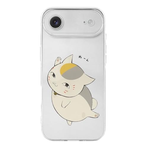 iPhone 17 Air用 ケース 夏目友人帳 ニャンコ先生 猫 アニメ スマホケース アイフォン17 用 ケース 人気 おしゃれ 漫画 キャラクター 透明