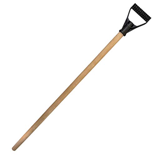 Holzstiel mit D-Griff Schneeschieber Ersatz Spaten-Stiel Schneeschaufel Ø27-32mm