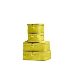 Antler Compression Packing Cubes, Set of 4, Gorse Yellow
