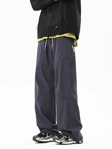 Men's Pants American Summer Ice Silk Techwear Sport Casual Workwear for Men4
