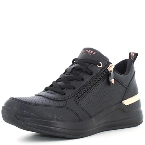 Baskets Femme Billion Skechers Chaussures Marche Confortables Noir 37