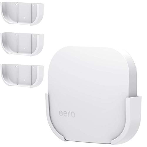 Wall Mount Bracket for Eero, For eero Wifi Wall Mount Holder, Improve Your eero Pro Home WiFi System WiFi Signal,Simple Designed Accessories Bracket Stand by Mrount
