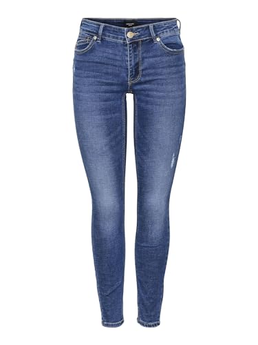 VERO MODA Women's VMROBYN LR Skinny Pushup JNS LI399 NOOS Jeans, Medium...