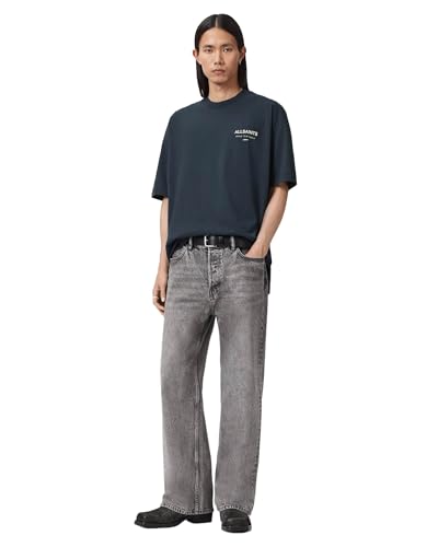 Image of AllSaints Men's Underground Oversized Short Sleeve Crew Neck Shirt
