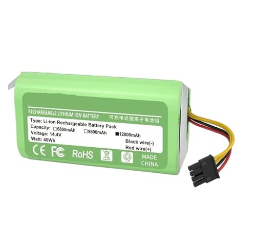 VHGHHVEJ Accesorio For Aspiradora, Compatible con Conga, 1290, 1390, 1490, 1590, Compatible con Echo, 520, Batería De 14,8 V For Aspiradora Robot.(4800mAh)