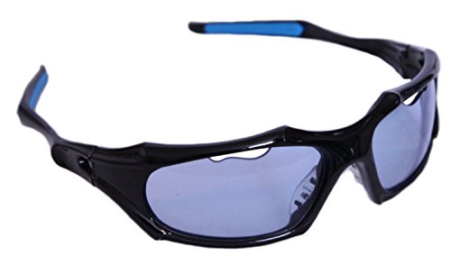Python Full Framed (Blue Lense/Black Frame) Racquetball Eye Protection (Pickleball, Squash) (Eyewear, Goggle, Eyeguard) #TOP1