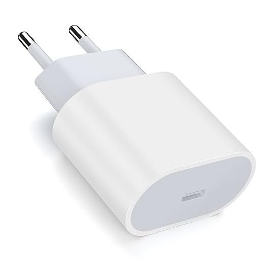 Caricatore iphone 20W,Hadisala 20W Caricabatterie iphone Caricatore USB C Rapido Caricatore Per iphone 14/14 Plus/14 Pro/14 Pro Max/13/12/11/XS/XS Max/XS/XR/X/SE/8/ipad Airpods Samsung Bianco