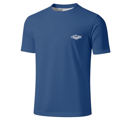 Palmyth Men's Fishing Shirt Short Sleeve T-Shirt Sun Protection UV UPF 50+ Tee2