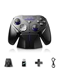 Leadjoy Xeno Plus ゲームコントローラー 有線/2.4G/Bluetoothマルチモード接続 TMRスティック搭載 1000Hz ポーリングレー ホール＆マイクロスイッチデュアルトリガー 8 マイクロスイッチ スマート充電ドック付き 4個の背面カスタムボタン Switch 1/2/PC/Android/iOS対応