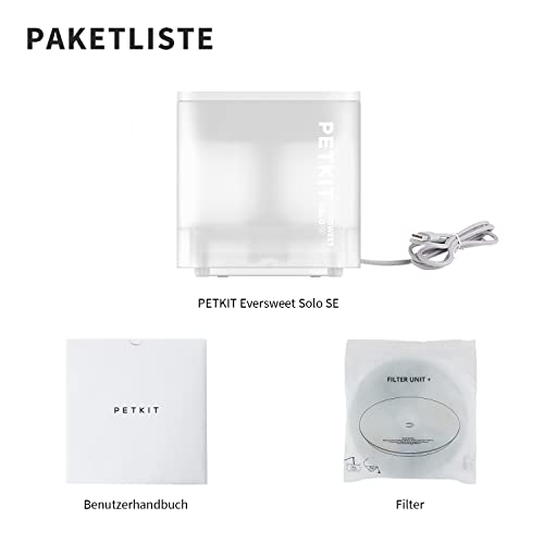 PETKIT CYBERTAIL Katzen Trinkbrunnen, Hundewasserspender, 1,85L Katzen Hunde Wasserbrunnen, Intelligentes LED-Licht, 25dB Extrem Leiser,Schnurgebundener Wasserspender, Schnurlose Wasserpumpe