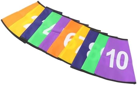 10 Fundas Numeradas para Conos de Entrenamiento de Fútbol y Balon...