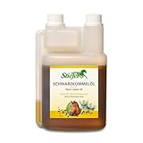 Stiefel Schwarzkümmelöl für Pferde, 100% naturreines Öl, kaltgepresst, kann Haut, Fell, Atemwege, Immunsystem & Verdauung unterstützen, Dosierflasche, 250 ml