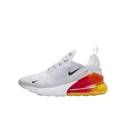 Nike Air Max 270 Big Kids' Shoes (HF5179-001, Pure Platinum/Lightning/Cosmic Clay/Black) Size 5.5