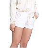 Roxy-Womens-Oceanside-Beach-Short Roxy Women's Oceanside Short Elastic Waist Non Denim Shorts, Sea Salt, X-Small