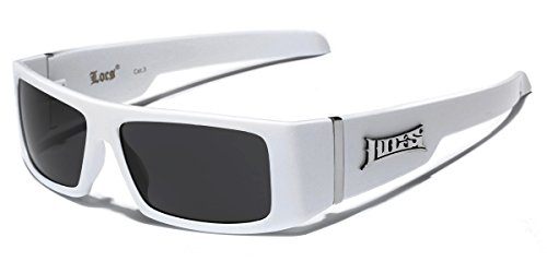 OG Locs Men's Square Frame Gangster Shades Dark Lens Sunglasses