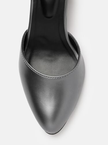 Image of Marc Loire Women's Pointed Toe Block Heel Fashion Sandals with Buckled Ankle Strap